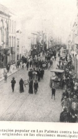 15 de noviembre 1911, masacre obrera en Las Palmas de Gran Canaria